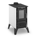 Kályha 806 IGLO, 10,69 kW, öntöttvas, fehér