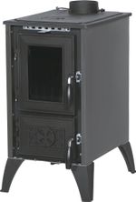 Kályha 806 IGLO, 9 kW, öntöttvas, fekete