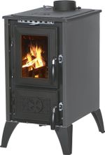 Kályha 806 IGLO, 10,69 kW, öntöttvas, fekete