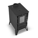 Kályha 806 IGLO, 10,69 kW, öntöttvas, fekete