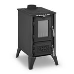 Kályha 806 IGLO, 10,69 kW, öntöttvas, fekete