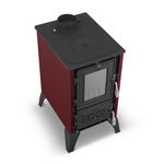 Kályha 806 IGLO, 10,69 kW, öntöttvas, bordó