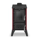Stove 806 IGLO, 10.69 kW, cast iron, burgundy