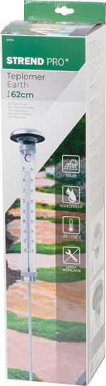 Teplomer Strend Pro, TMSH-149 Earth, záhradný, 620x90 mm, solárny, ABS