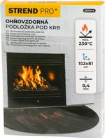 Kandallóalátét Strend Pro, max 230°C, 152x81 cm, vastagság 0,4 mm
