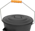 Strend Pro ash bucket with shovel, 12 lit., 30x25 cm