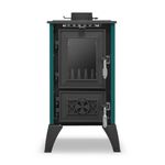 Stove 806 IGLO, 9 kW, cast iron, dark green