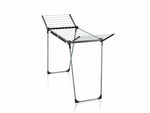 Laundry drying rack LEIFHEIT Pegasus 150 Solid Slim, black, for laundry, foldable