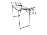 Clothes airer LEIFHEIT Pegasus 200 Solid, black, for laundry, foldable