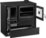 Cooker BELLA, 9.0KW, right, black, 870x510x810mm