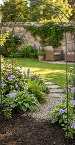 Garden Arch GreenGarden ARCH14, 2400x370x1400x12 mm, for plants