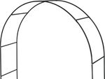 Garden Arch GreenGarden ARCH14, 2400x370x1400x12 mm, for plants