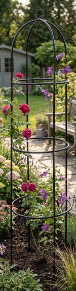 Garden Support GreenGarden ARCH30, obelisk, for plants, 1880x400 mm