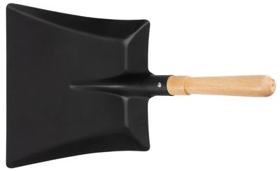 Small metal shovel lacquered, Wood handle