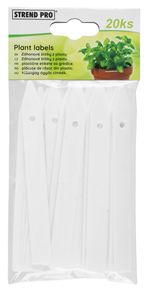 Jelölőcímke Strend Pro Gardens LA742, 12 cm, növényekhez és virágokhoz, csomag 20 db