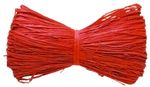 Raffia Raphia Nature, 50 g, piros, virágkötészeti, természetes