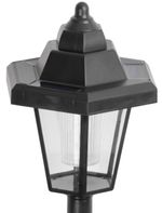 Weather station SWS29, 158 cm, garden rain gauge, thermometer, solar lamp, wind direction