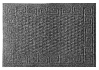 Rohozka MagicHome CBM 031, Greece, 60x40 cm, šedá, economy