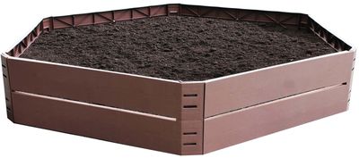 Raised bed set RB083, 132/25 cm, PP, 6-pcs, elevated