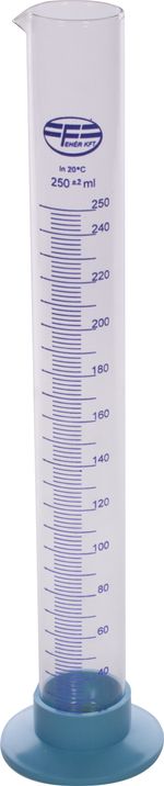 Mérőhenger WHT, 250 ml, üveg (HELYETTESÍTŐJE 2212971)