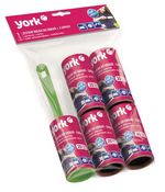 Lint Roller York 068020, disposable, pet hair remover + 4 refills