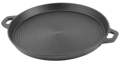 Platňa grilovacia PerfectHome GS3, 34 cm, liatinová, okrúhla, pruhovaná (DOPREDAJ NAHRADA 801671)