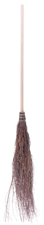 Birch broom with handle