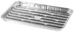 Tálka MagicHome, 34x23x2.5 cm, 3 db, téglalap alakú, perforált, alumínium