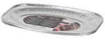 Tálca MagicHome 35 x 24 x 2,6 cm, 3 db, ovális, ALU