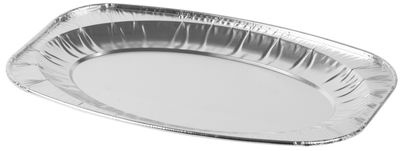 Tálca MagicHome 35 x 24 x 2,6 cm, 3 db, ovális, ALU