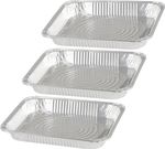 Miska MagicHome, 32,7x26,9x4 cm, grilovacia, 3 ks, Alu