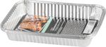 Tálca MagicHome, 31,5x21,3x4,4 cm, grillező, 3 db, alumínium
