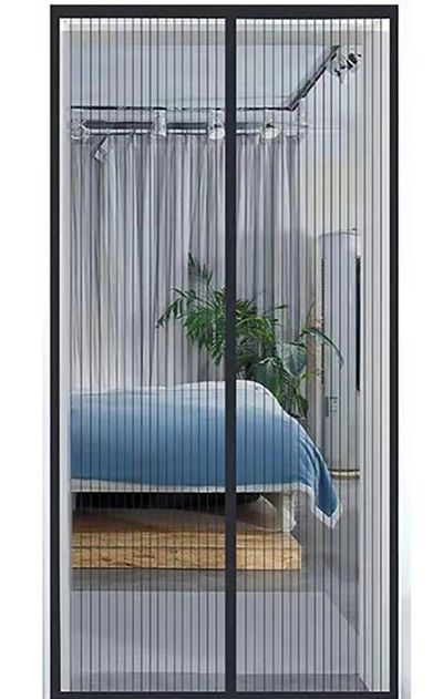 Insect net Strend Pro LC, 218x096 cm, 1x magnet, black