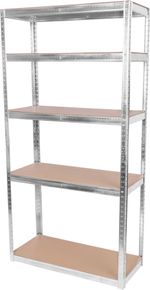 Shelf Racks RAT40 MS, metal, MDF, 5 shelves, 1800x900x400 mm, max. 175 kg/shelf