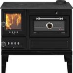 Tűzhely 6020-U AURA L, 9kW, jobb, fekete, 900x560x770mm
