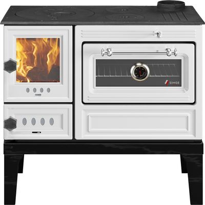Tűzhely 6020-U AURA L, 9kW, jobb, fehér, 900x560x770mm