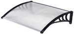 Awning DIY501, over door, 80 x width 100 cm, polycarbonate