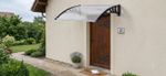 Awning DIY501, over door, 100 x width 120 cm, polycarbonate