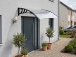 Awning DIY501, over door, 100 x width 150 cm, polycarbonate