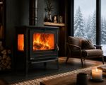 Kályha 900 Nova, 9kW, fekete, 710x460x735mm