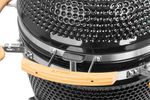Grill Strend Pro Kamado Egg 21", 46,7 cm átmérő, 91 cm grillmagasság, fekete, 130x73x122 cm