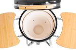 Grill Strend Pro Kamado Egg 21", 46,7 cm átmérő, 91 cm grillmagasság, fekete, 130x73x122 cm