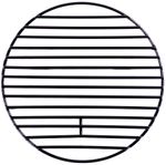 Mriežka 3 nožka pre gril Kamado Egg 13", grilovacia