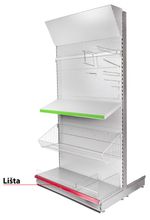 Price Tag Strip Racks H29, 950 mm, red *M*