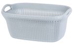 Laundry basket Curver® KNIT 3677 40L, light blue, 60x27x39 cm