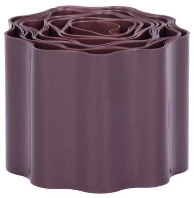 Strend Pro Garden, 100 mm, L-9 m, barna pázsitszegély