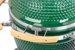 Grill Strend Pro Kamado Egg 21", 46,7 cm átmérő, 91 cm grillmagasság, zöld, 130x73x122 cm