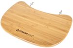 Platform for Kamado Egg grill, side, bamboo