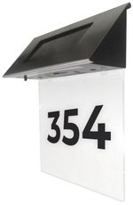 MagicHome, napelemes világító házszám, 18,5 x 5 x 19 cm