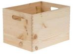 Wooden box, 40x30x14 cm, with handles
